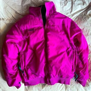 Vintage Neon Columbia Puffer Jacket